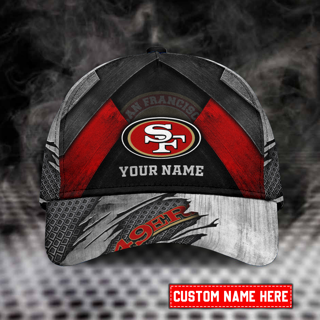 Adeenyc San Francisco 49ers NFL Personalized Hats Baseball Caps Classic Caps for men, women