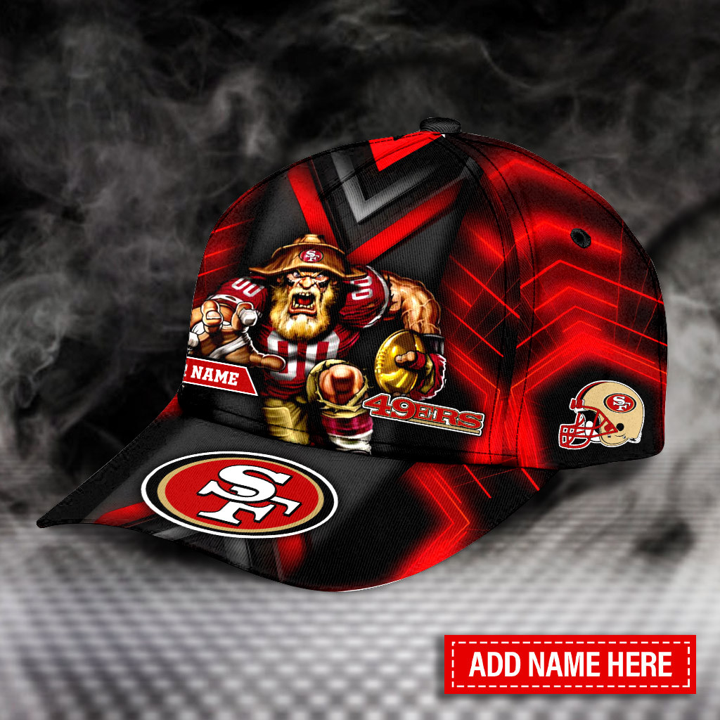 Adeenyc San Francisco 49ers NFL Personalized Hats Baseball Caps Classic Caps for men, women