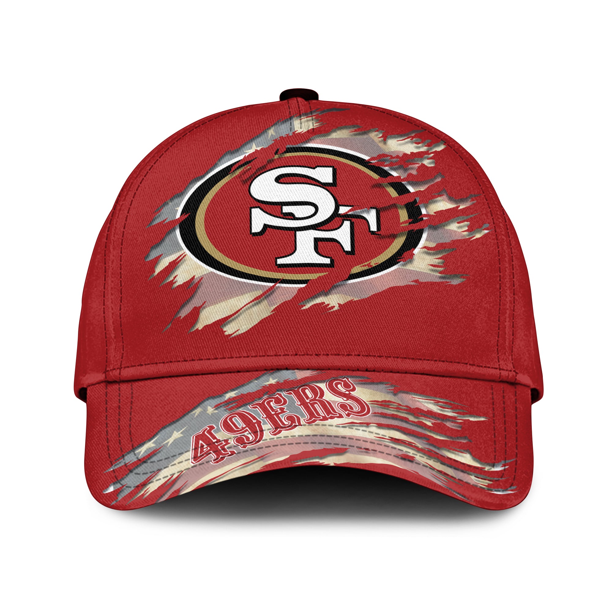 Adeenyc San Francisco 49ers NFL Personalized Hats Baseball Caps Classic Caps for men, women