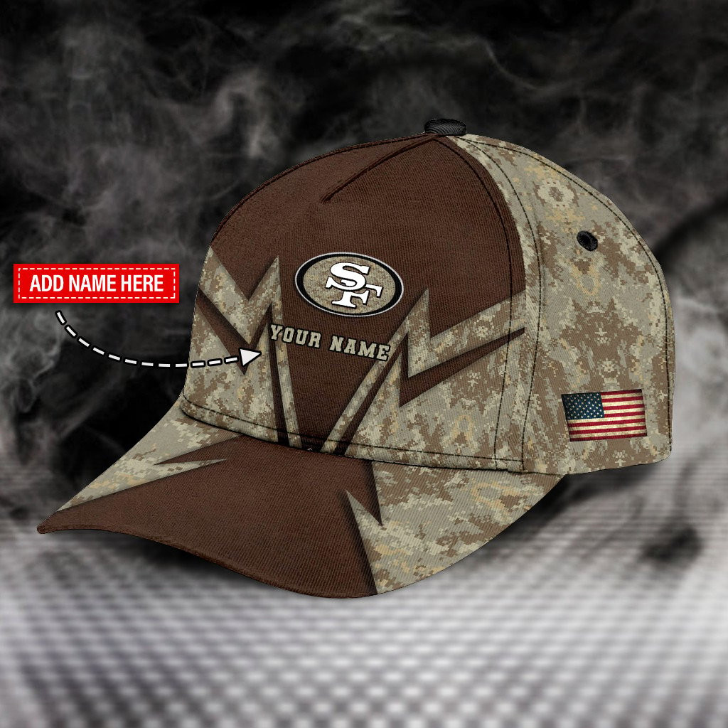 Adeenyc San Francisco 49ers NFL Personalized Hats Baseball Caps Classic Caps for men, women