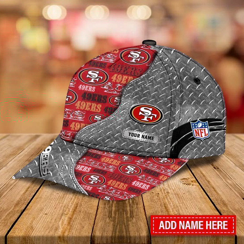 Adeenyc San Francisco 49ers NFL Personalized Hats Baseball Caps Classic Caps for men, women