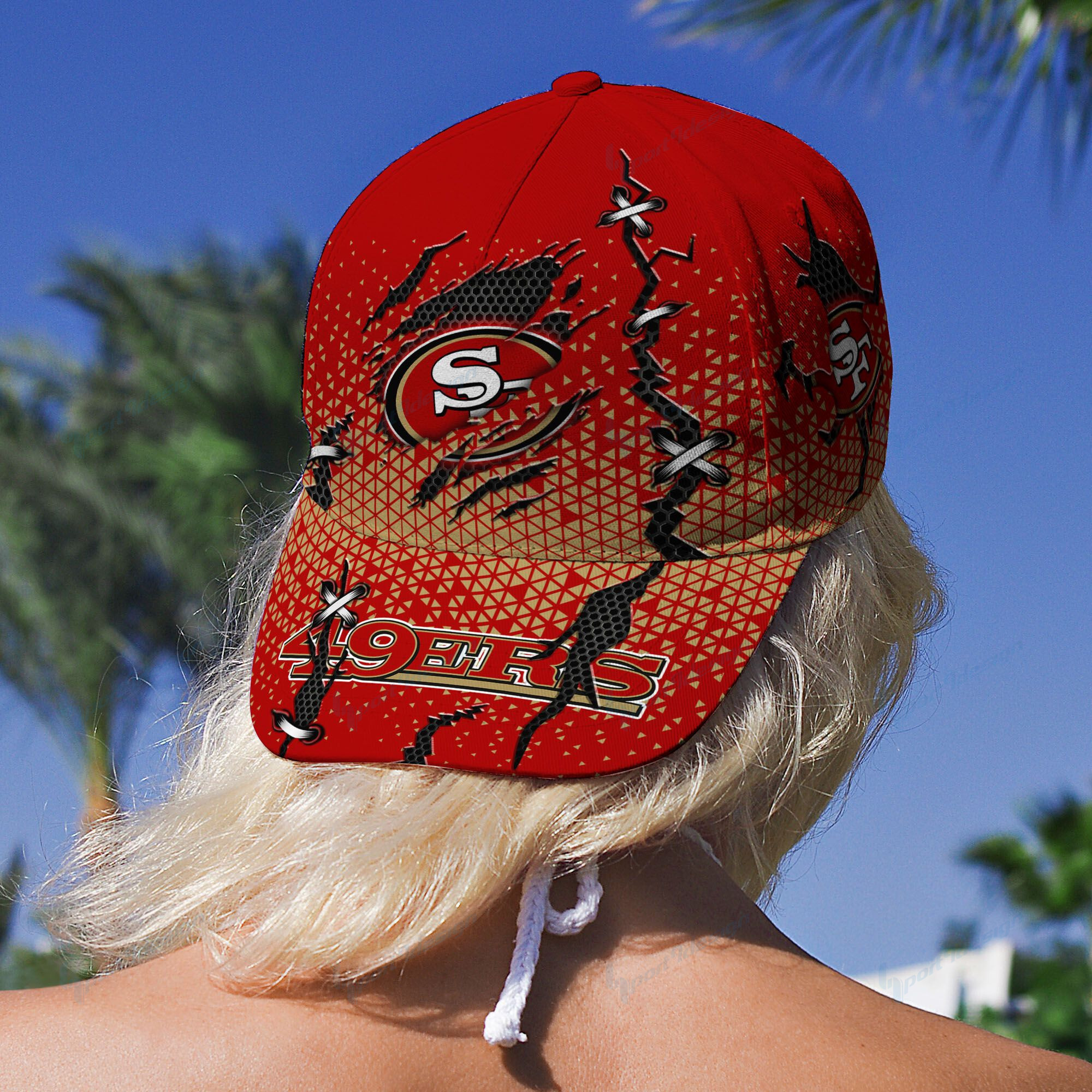 Adeenyc San Francisco 49ers NFL Personalized Hats Baseball Caps Classic Caps for men, women