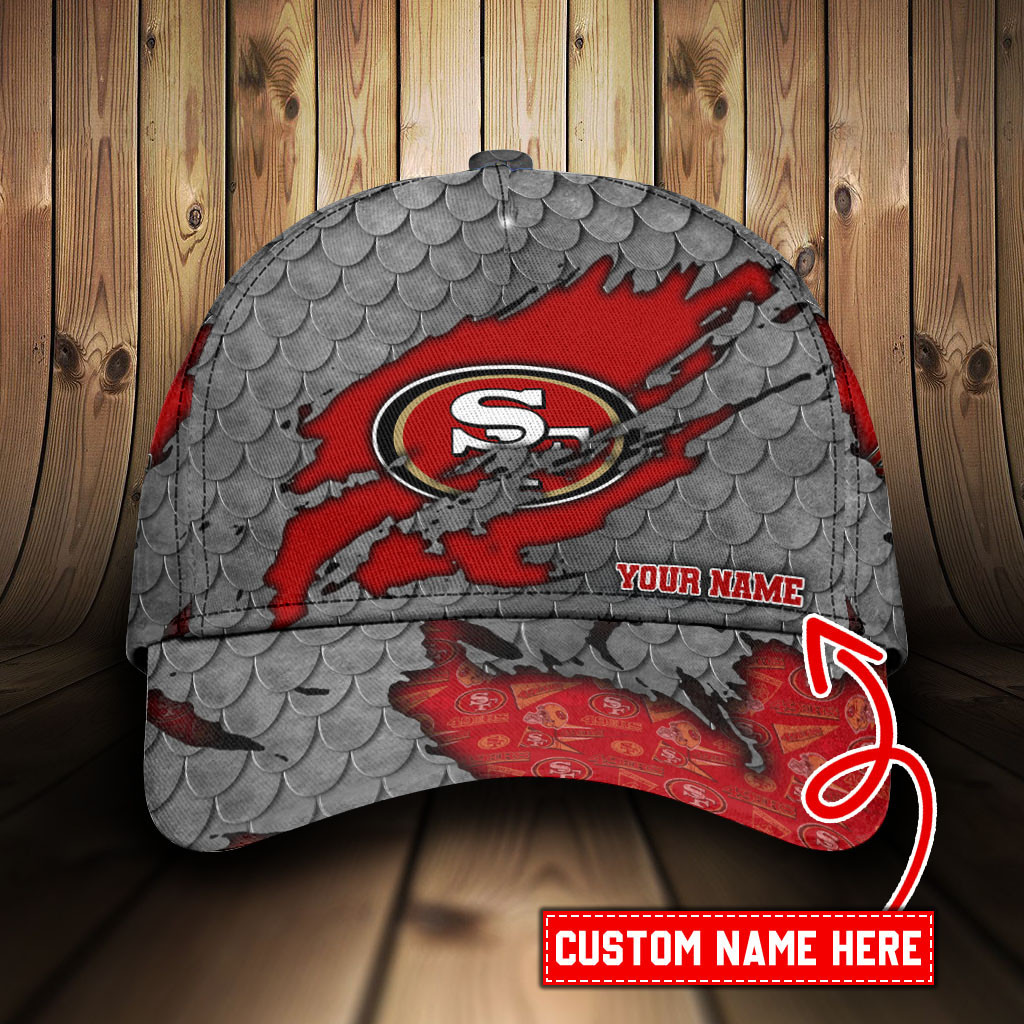 Adeenyc San Francisco 49ers NFL Personalized Hats Baseball Caps Classic Caps for men, women