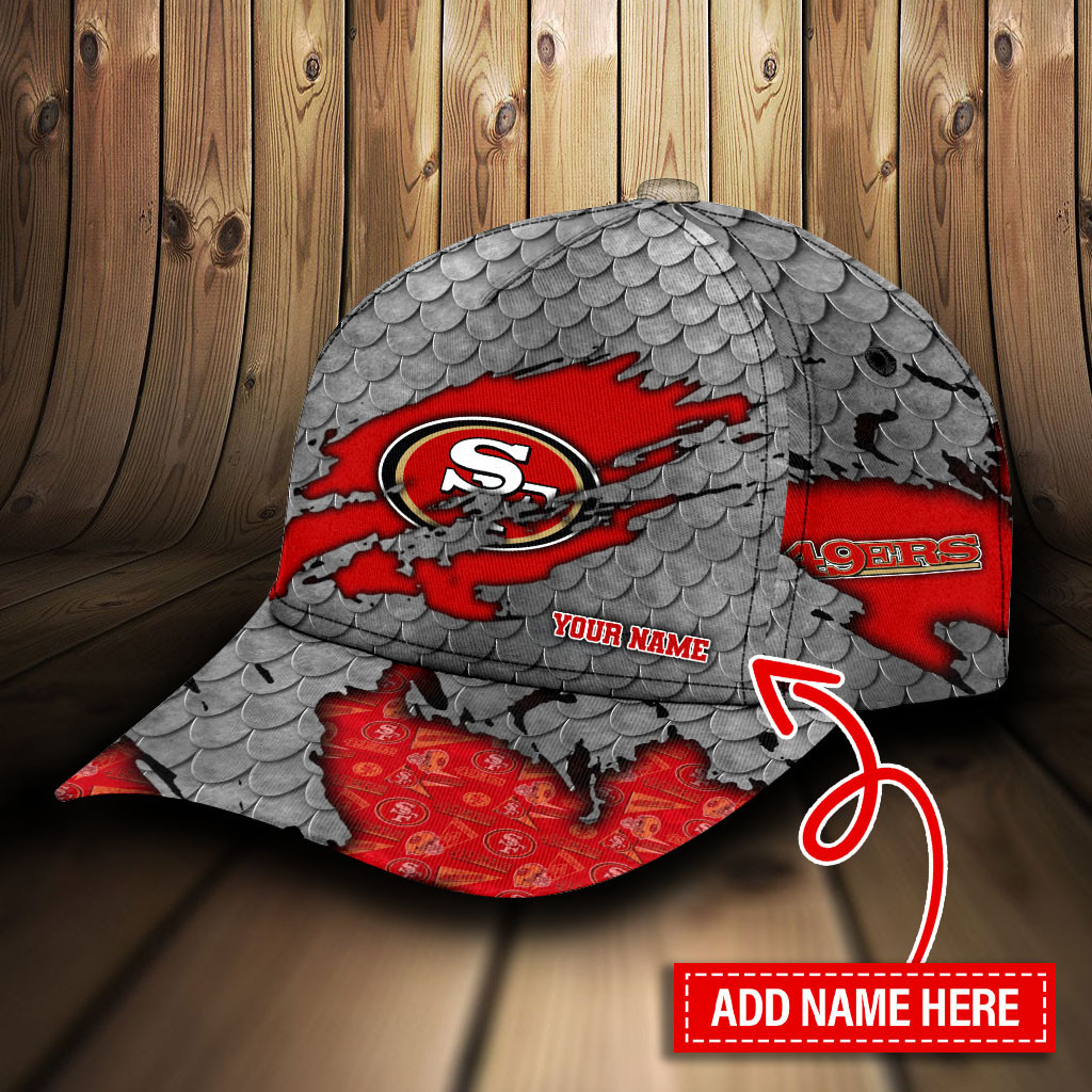 Adeenyc San Francisco 49ers NFL Personalized Hats Baseball Caps Classic Caps for men, women