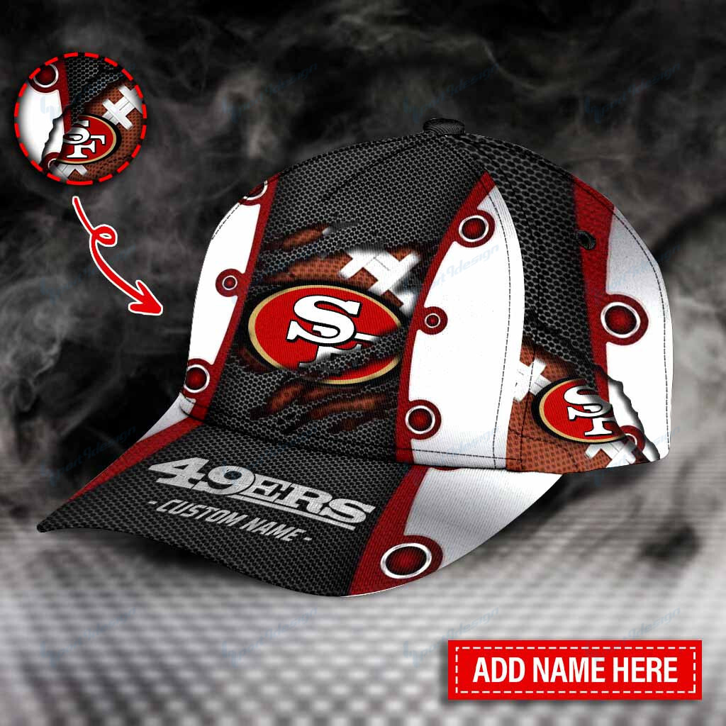 Adeenyc San Francisco 49ers NFL Personalized Hats Baseball Caps Classic Caps for men, women