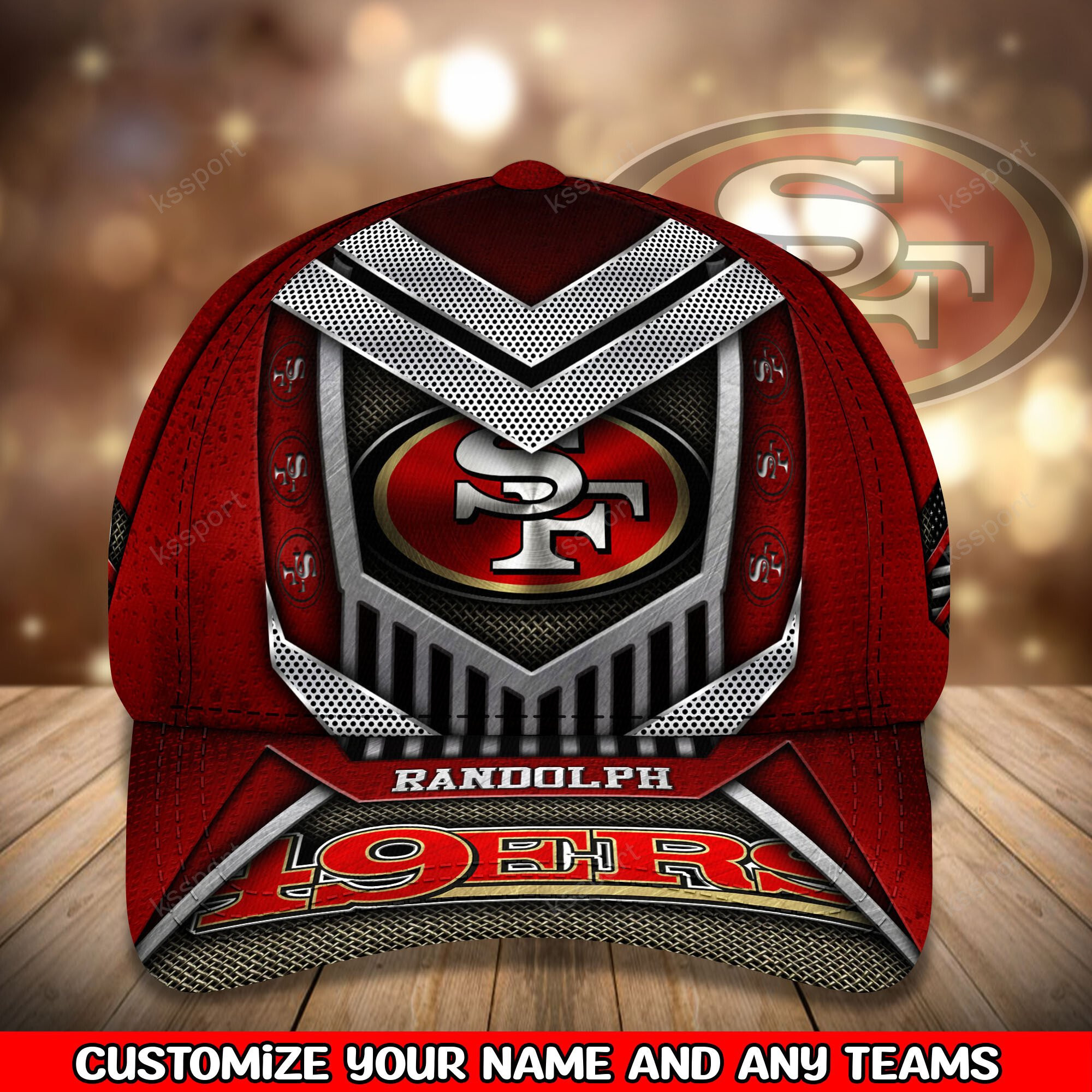 Adeenyc San Francisco 49ers NFL Personalized Hats Baseball Caps Classic Caps for men, women