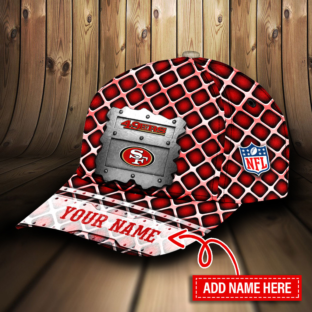 Adeenyc San Francisco 49ers NFL Personalized Hats Baseball Caps Classic Caps for men, women