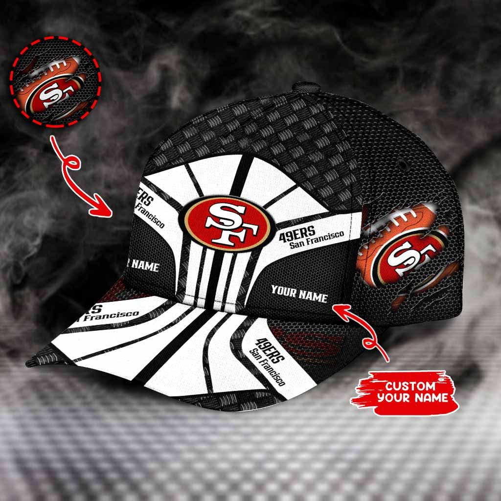 Adeenyc San Francisco 49ers NFL Personalized Hats Baseball Caps Classic Caps for men, women