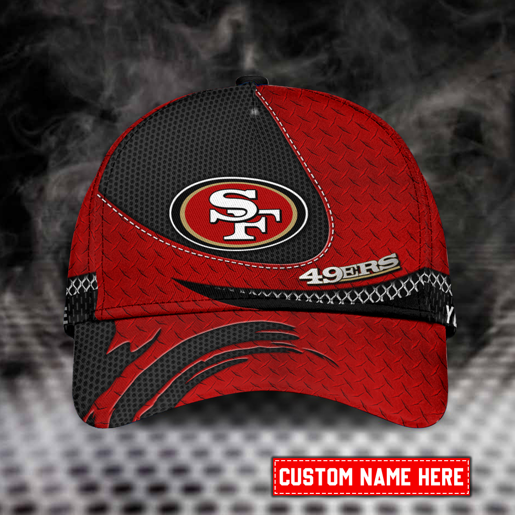 Adeenyc San Francisco 49ers NFL Personalized Hats Baseball Caps Classic Caps for men, women
