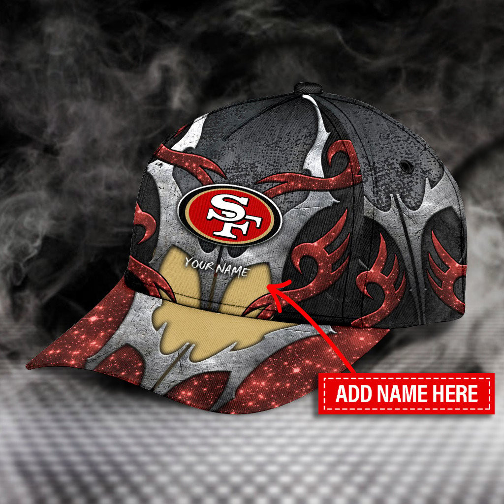 Adeenyc San Francisco 49ers NFL Personalized Hats Baseball Caps Classic Caps for men, women