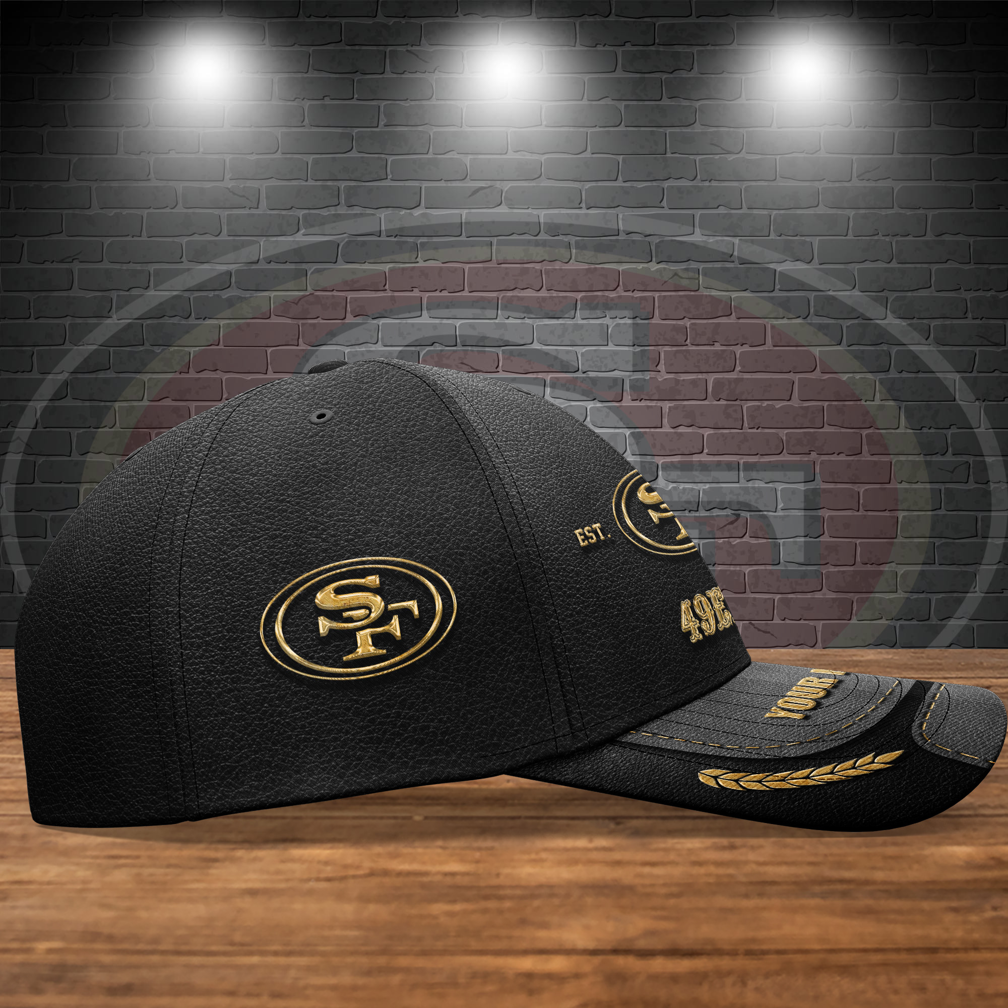 Adeenyc San Francisco 49ers NFL Personalized Hats Baseball Caps Classic Caps for men, women