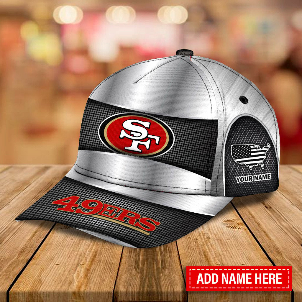 Adeenyc San Francisco 49ers NFL Personalized Hats Baseball Caps Classic Caps for men, women