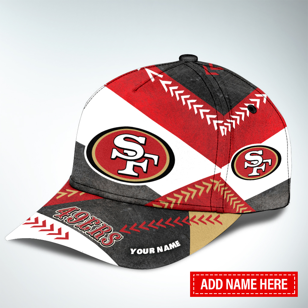 Adeenyc San Francisco 49ers NFL Personalized Hats Baseball Caps Classic Caps for men, women