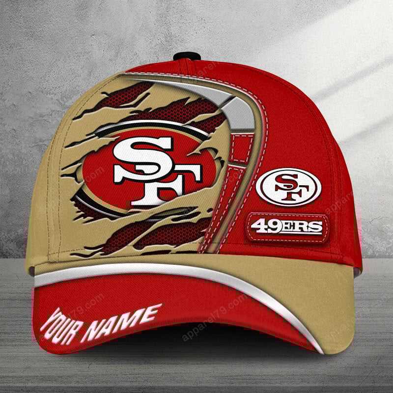 Adeenyc San Francisco 49ers NFL Personalized Hats Baseball Caps Classic Caps for men, women