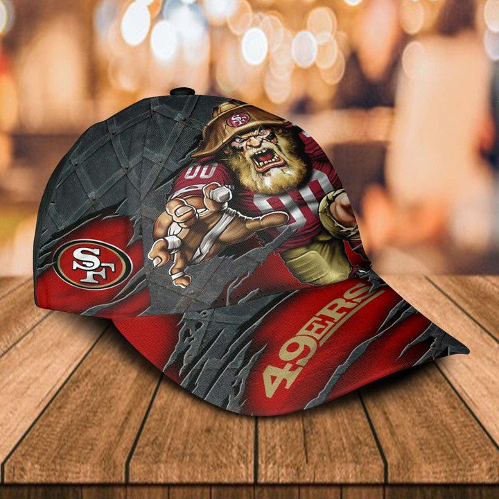 Adeenyc San Francisco 49ers NFL Personalized Hats Baseball Caps Classic Caps for men, women