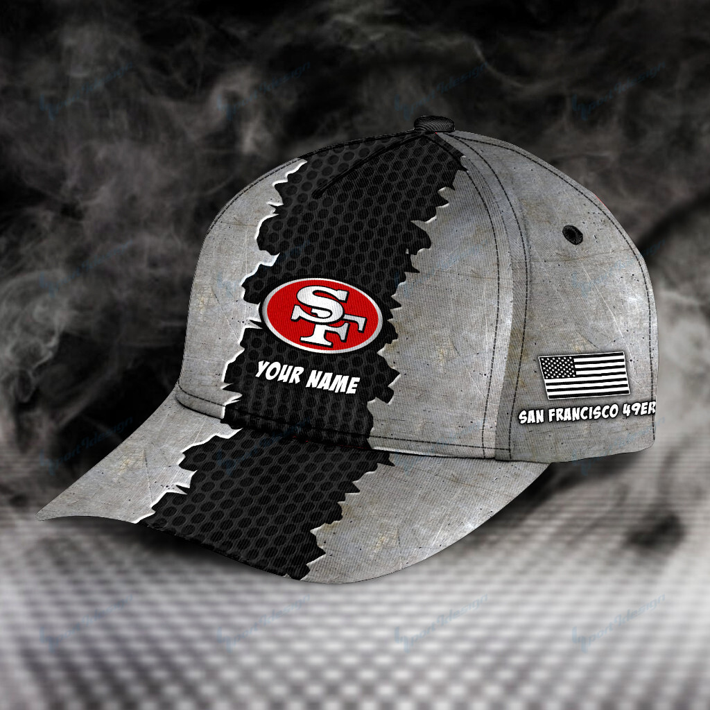 Adeenyc San Francisco 49ers NFL Personalized Hats Baseball Caps Classic Caps for men, women