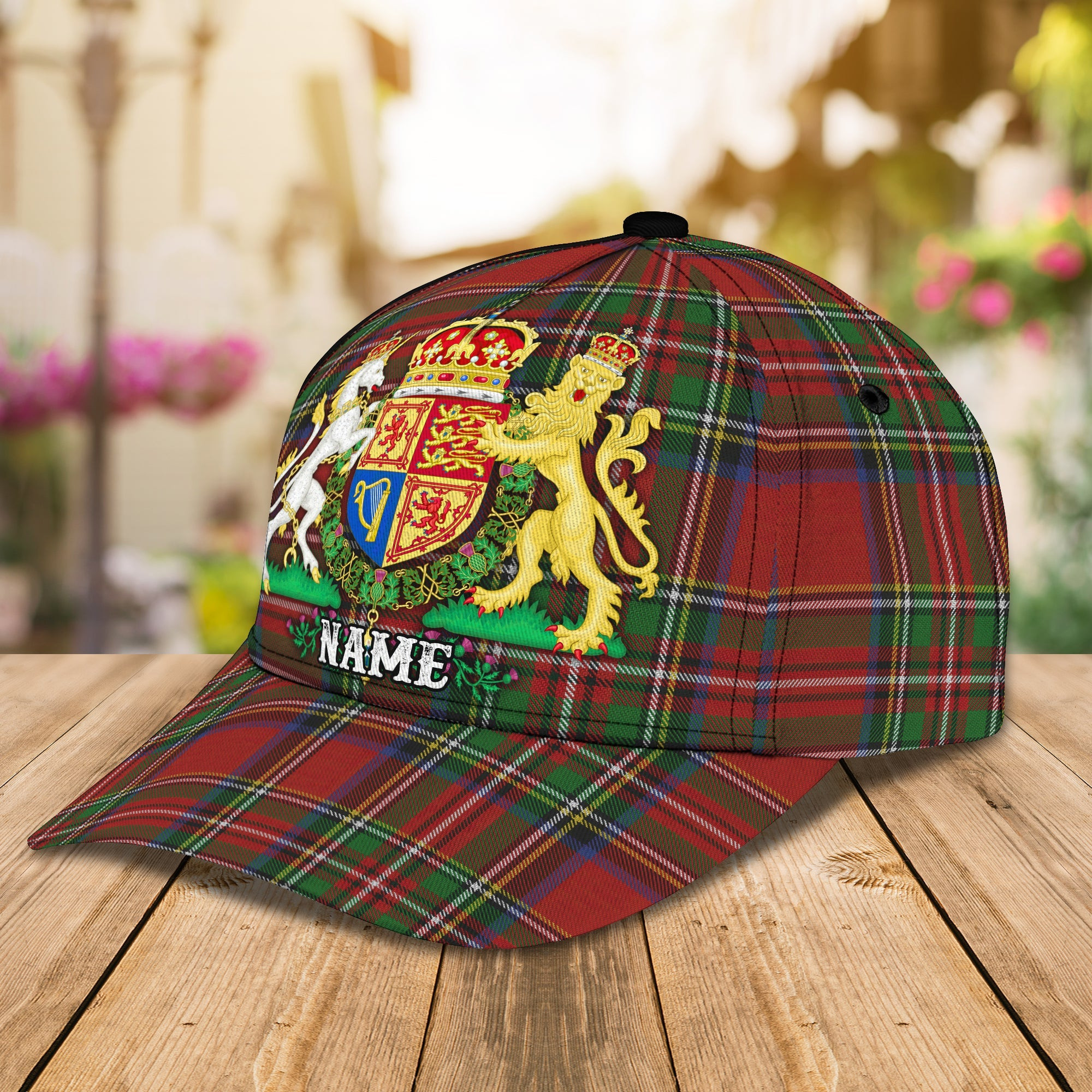 Adeenyc Scotland Pride Custom Classic Cap Baseball Cap Hat Baseball Cap Hat- Personalized Name Cap Hats Gifts for men & women Adeenyc.com