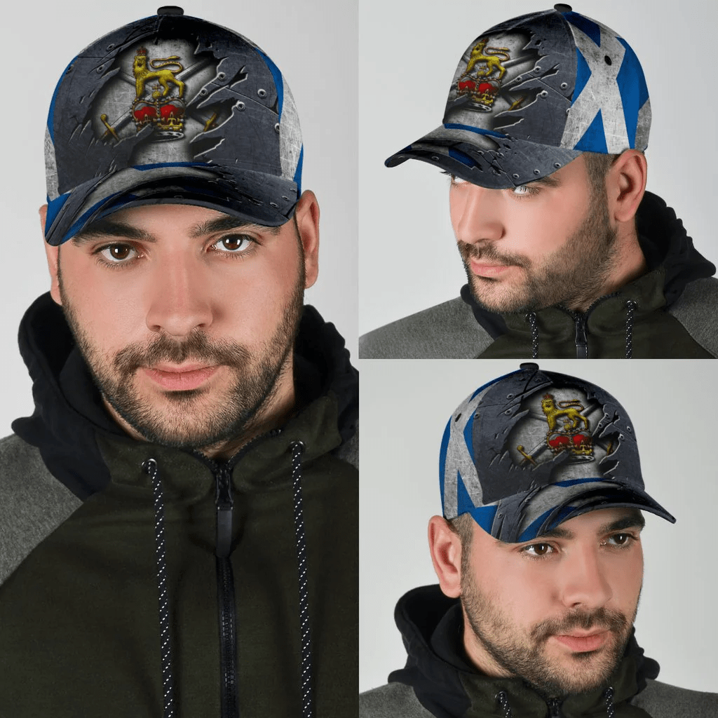 Adeenyc Scottish Veteran Classic Cap Scratch Style Trucker Hats Custom Hats Gifts For Men & Women