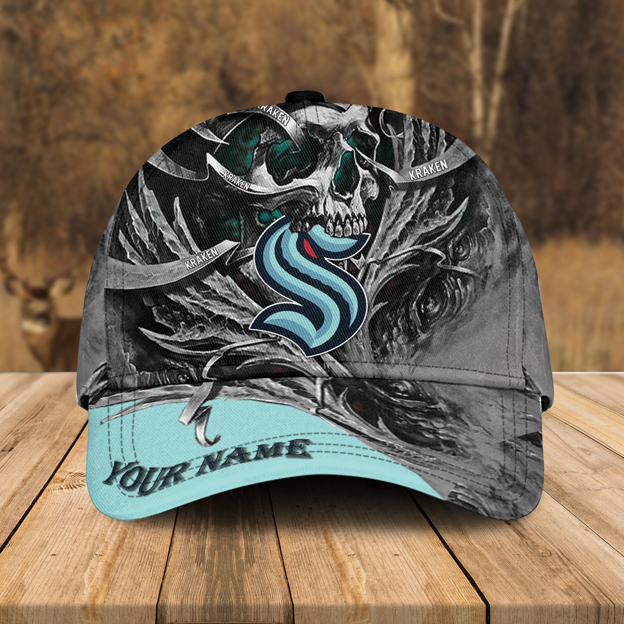 Adeenyc Seattle Kraken NHL 3D Classic Cap Personalized Gift For Fans