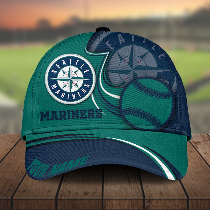 Adeenyc Seattle Mariners Personalized Hats Baseball Caps Classic Caps for men, women