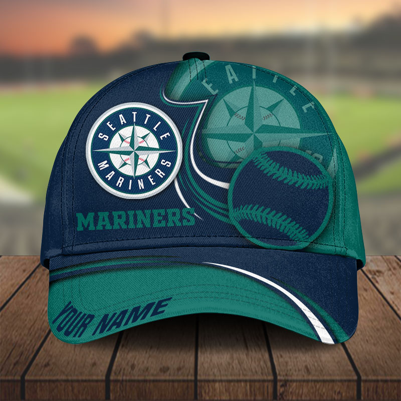 Adeenyc Seattle Mariners Personalized Hats Baseball Caps Classic Caps for men, women