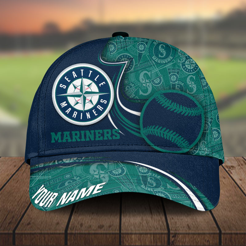 Adeenyc Seattle Mariners Personalized Hats Baseball Caps Classic Caps for men, women