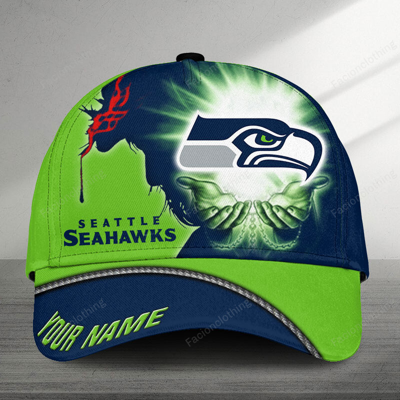 Adeenyc Seattle Seahawks NFL Personalized Hats Baseball Caps Classic Caps for men, women