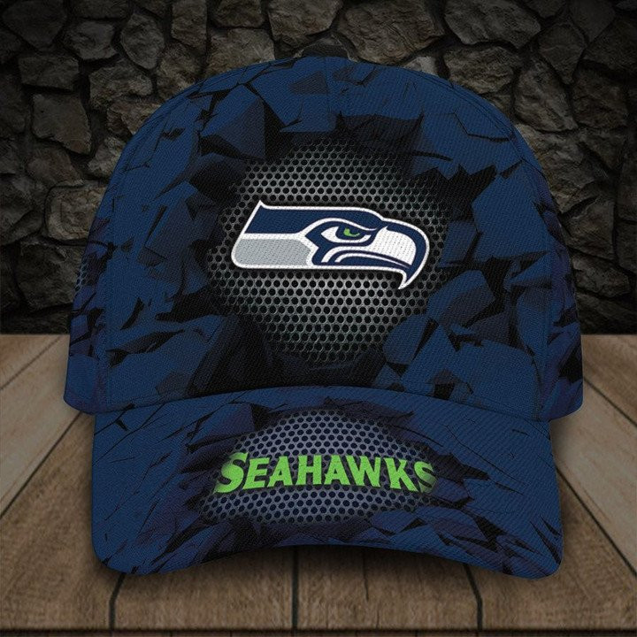 Adeenyc Seattle Seahawks NFL Personalized Hats Baseball Caps Classic Caps for men, women