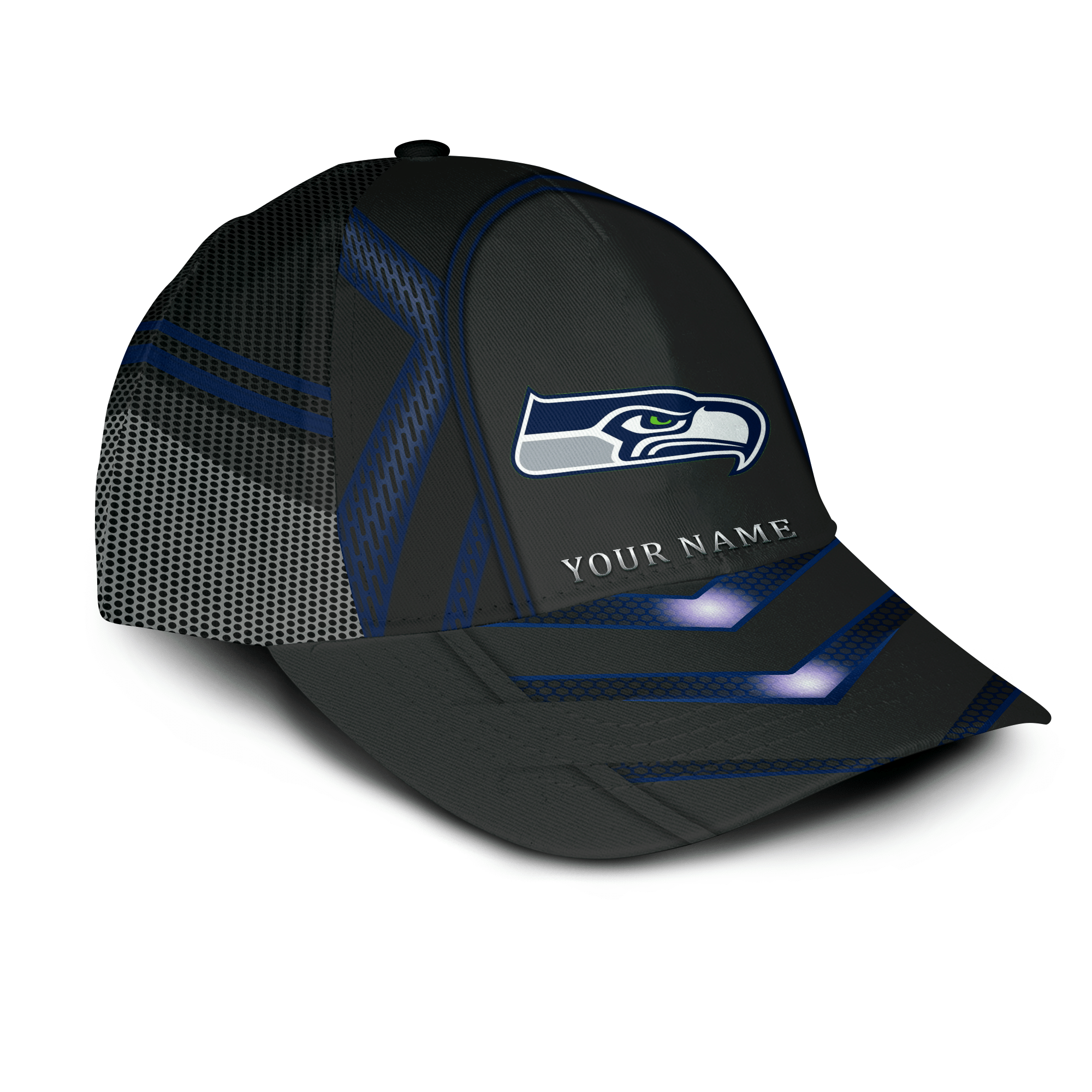 Adeenyc Seattle Seahawks NFL Personalized Hats Baseball Caps Classic Caps for men, women