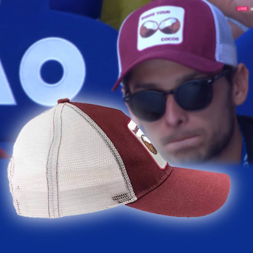 Adeenyc Shake Your Cocos Hat Shake Your Cocos Cap Gifts For Tennis Lovers Fan Trucker Hats Custom Hats Gifts For Men & Women