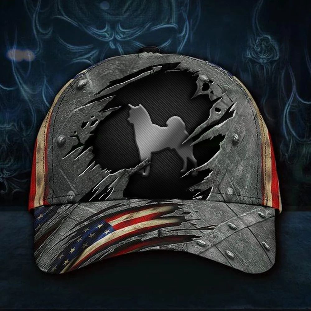 Adeenyc Shiba Inu Hat 3D American Cap Vintage Shiba Inu Merchandise For Dog Lovers Trucker Hats Custom Hats Gifts For Men & Women