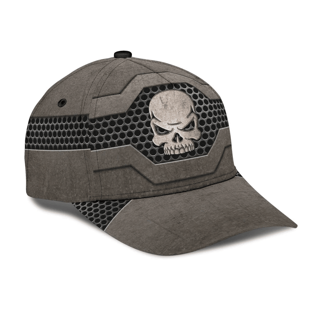 Adeenyc Shop 3D Full Printed Classic Cap Hat With Skull, Baseball Cap Hat For Skull Lover Trucker Hats Custom Hats Gifts For Men & Women
