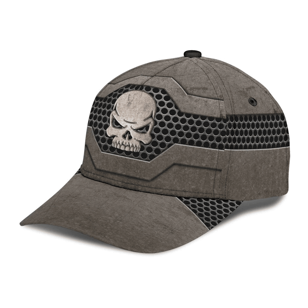 Adeenyc Shop 3D Full Printed Classic Cap Hat With Skull, Baseball Cap Hat For Skull Lover Trucker Hats Custom Hats Gifts For Men & Women