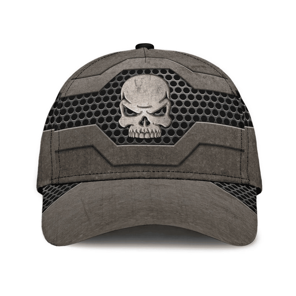 Adeenyc Shop 3D Full Printed Classic Cap Hat With Skull, Baseball Cap Hat For Skull Lover Trucker Hats Custom Hats Gifts For Men & Women