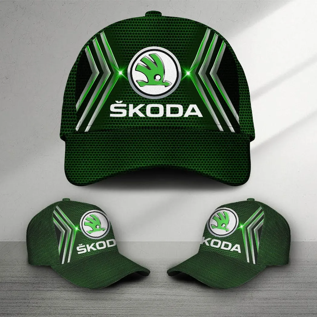 Adeenyc Skoda Auto 3D Baseball Cap Classic Hat