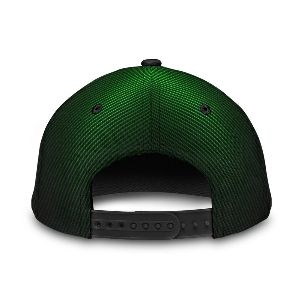 Adeenyc Skull Biohazard Mask Green Classic Cap Trucker Hats Custom Hats Gifts For Men & Women