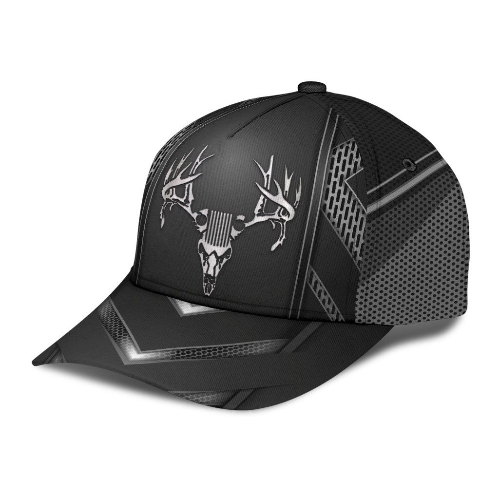 Adeenyc Skull Gifts Hunting Jp Classic Cap Trucker Hats Custom Hats Gifts For Men & Women
