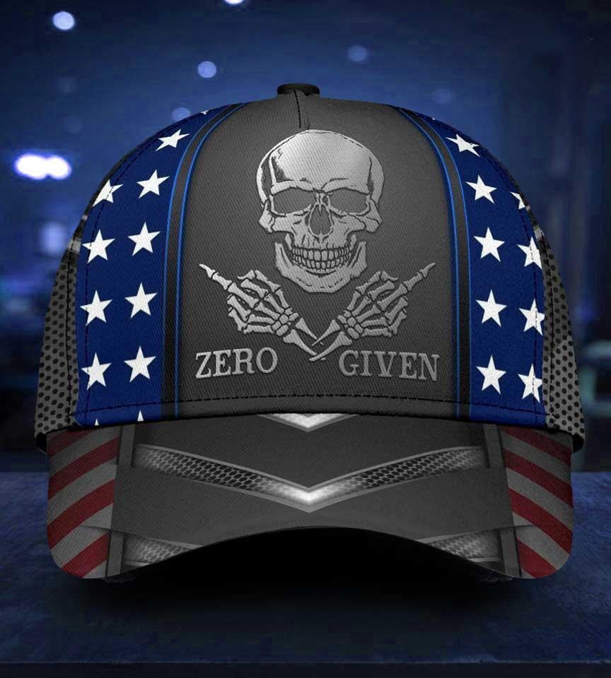 Adeenyc Skull Gifts Skull American Flag Classic Cap Trucker Hats Custom Hats Gifts For Men & Women