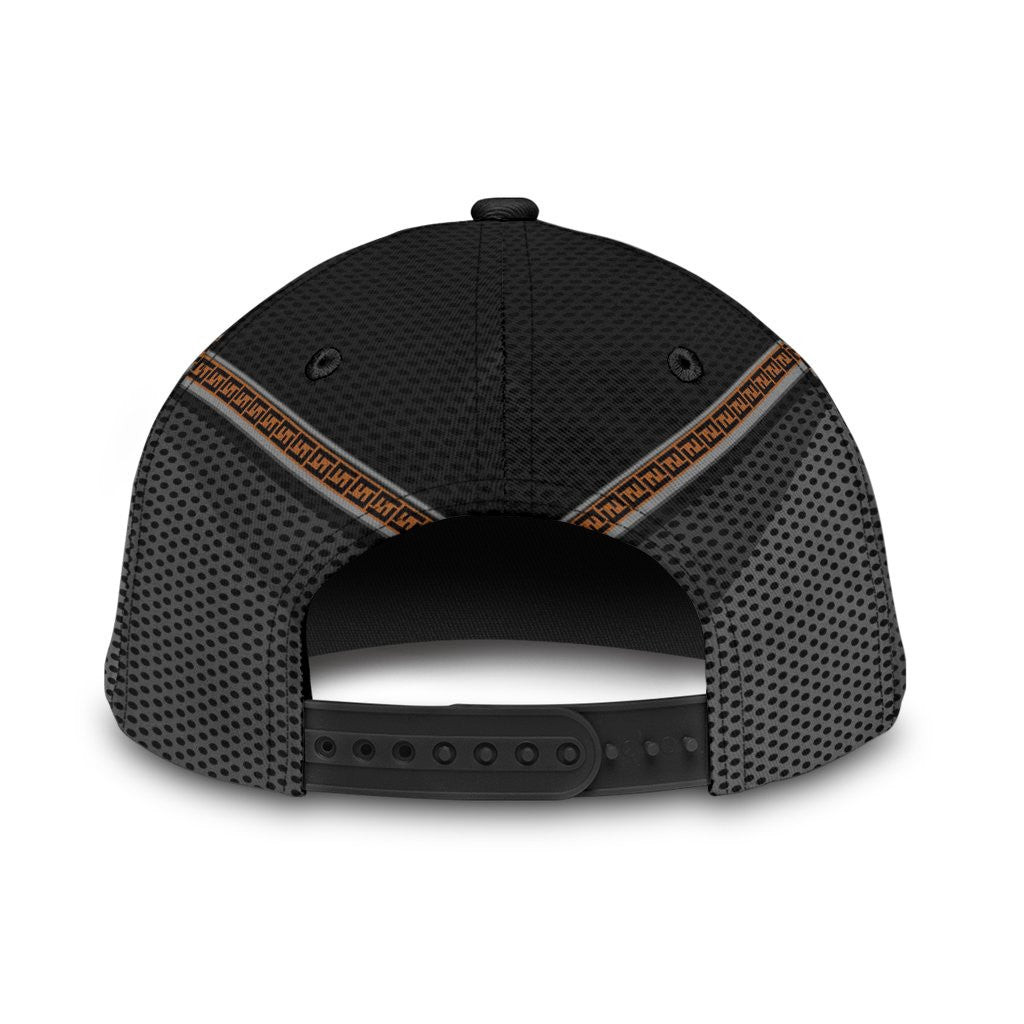Adeenyc Skull Gifts Skull Ancient Greek Pattern Classic Cap Trucker Hats Custom Hats Gifts For Men & Women