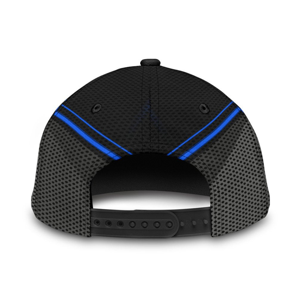 Adeenyc Skull Gifts Skull Blue Pattern Classic Cap Trucker Hats Custom Hats Gifts For Men & Women