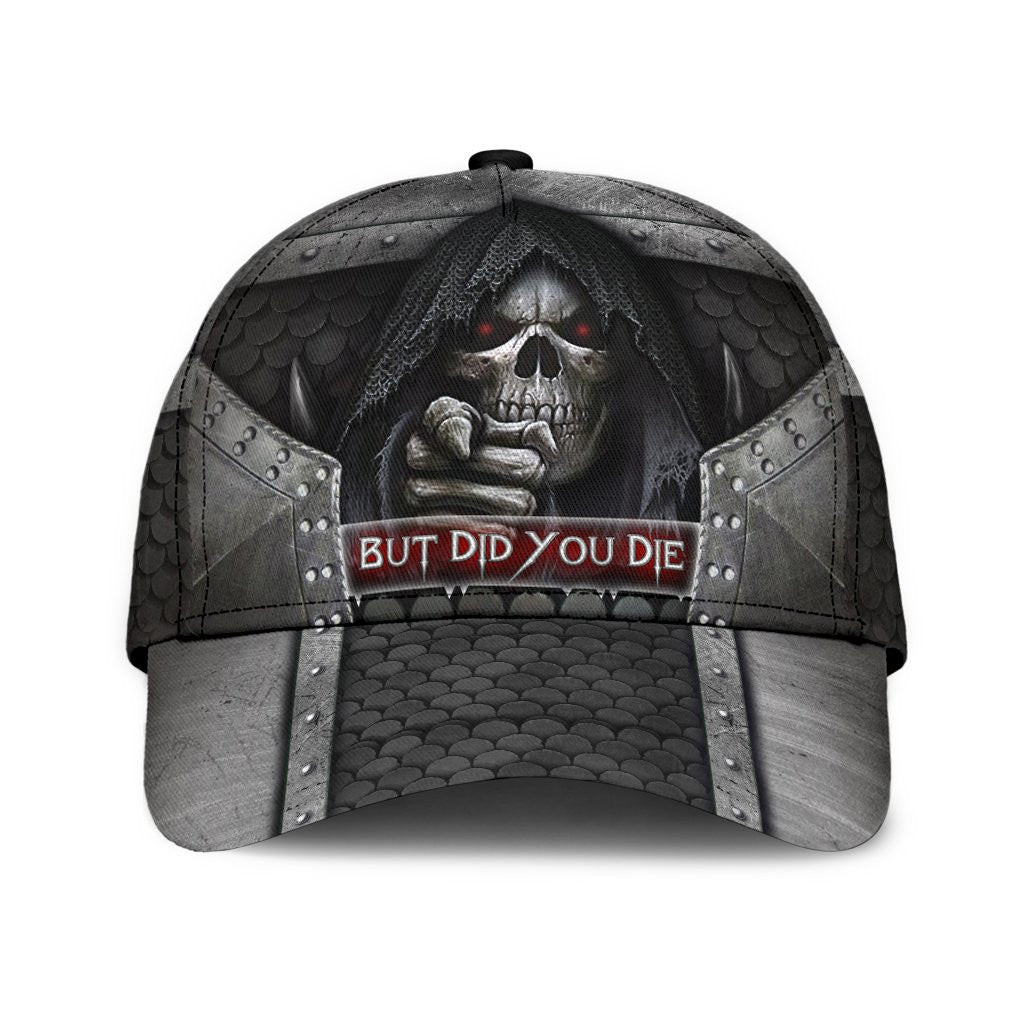 Adeenyc Skull Gifts Skull But Did You Die Classic Cap Trucker Hats Custom Hats Gifts For Men & Women