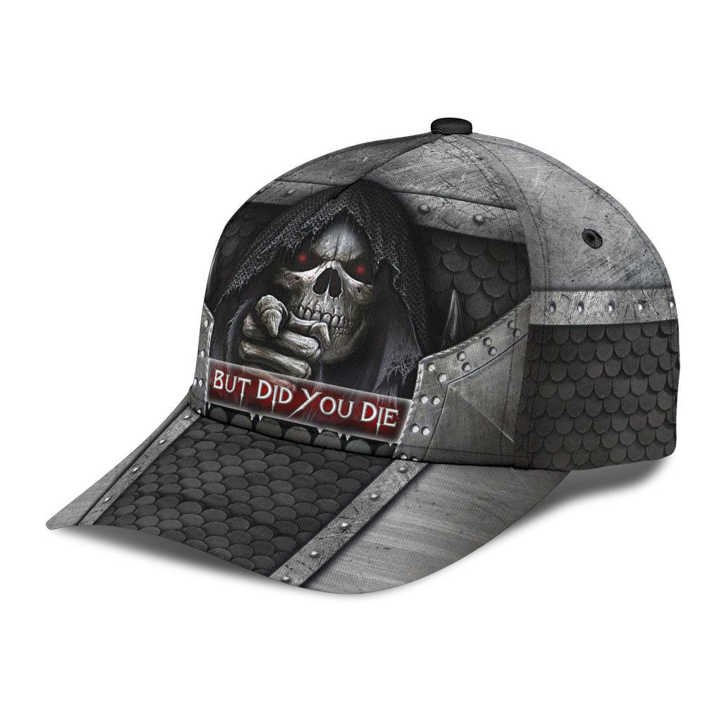 Adeenyc Skull Gifts Skull But Did You Die Classic Cap Trucker Hats Custom Hats Gifts For Men & Women
