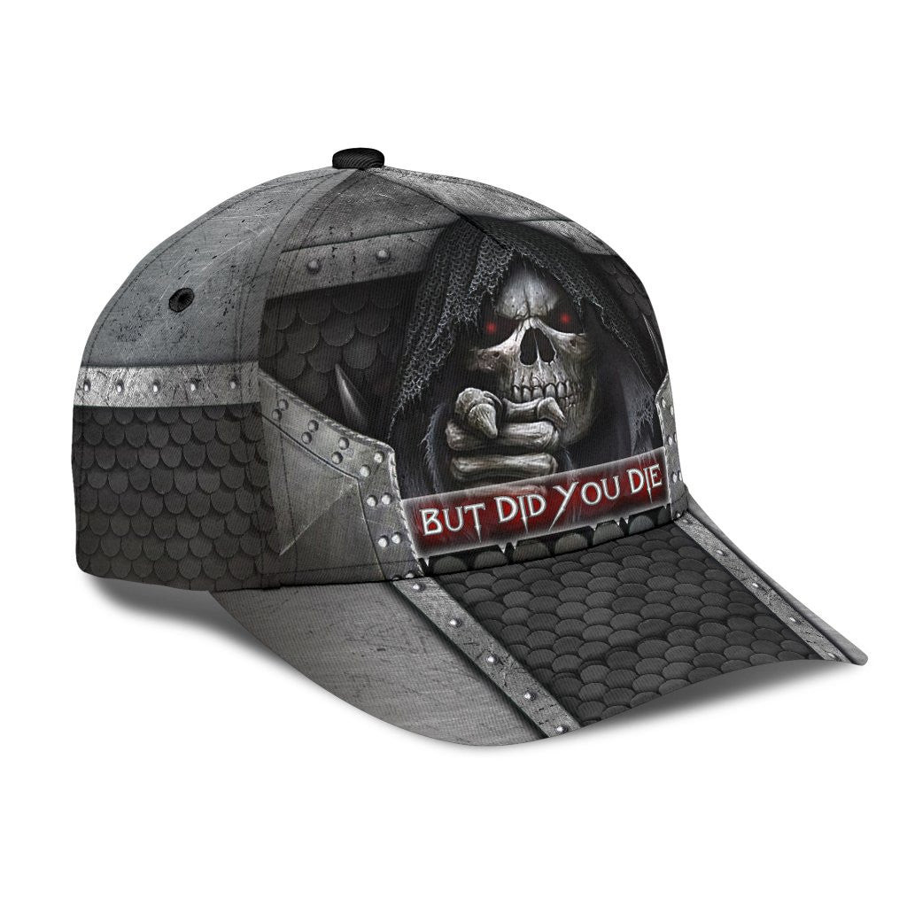 Adeenyc Skull Gifts Skull But Did You Die Classic Cap Trucker Hats Custom Hats Gifts For Men & Women