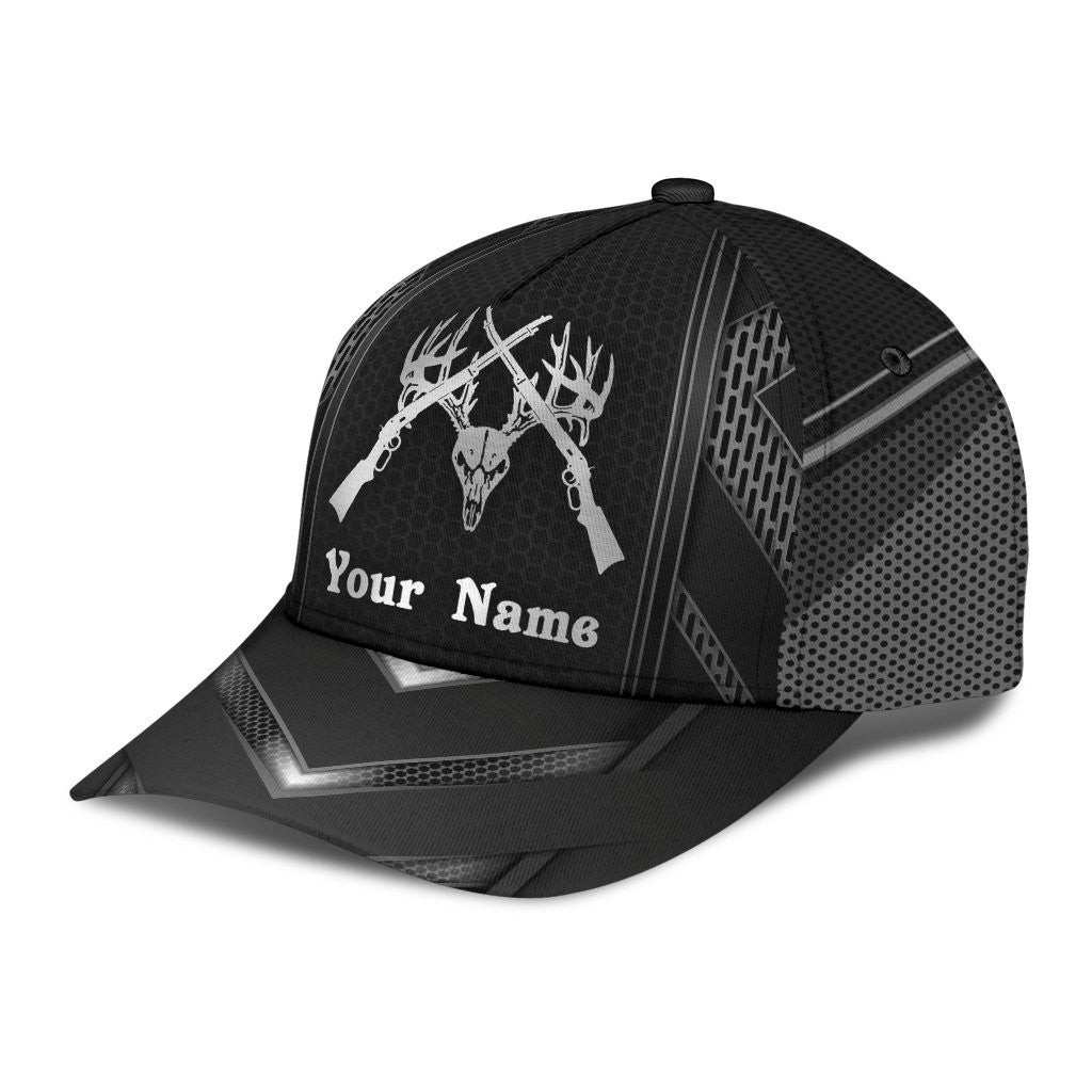 Adeenyc Skull Gifts Skull Hunting Classic Cap Trucker Hats Custom Hats Gifts For Men & Women