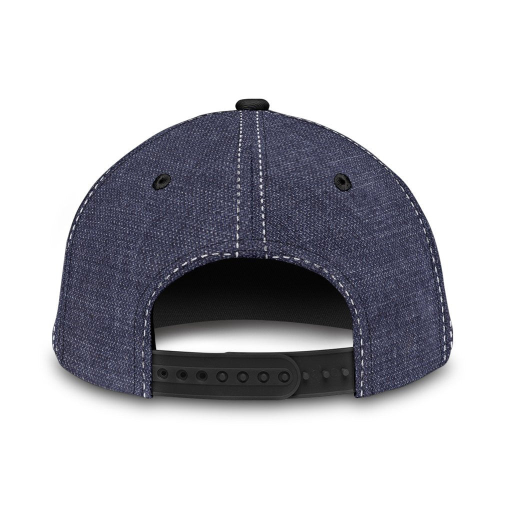 Adeenyc Skull Gifts Skull Jean Pattern Classic Cap Trucker Hats Custom Hats Gifts For Men & Women