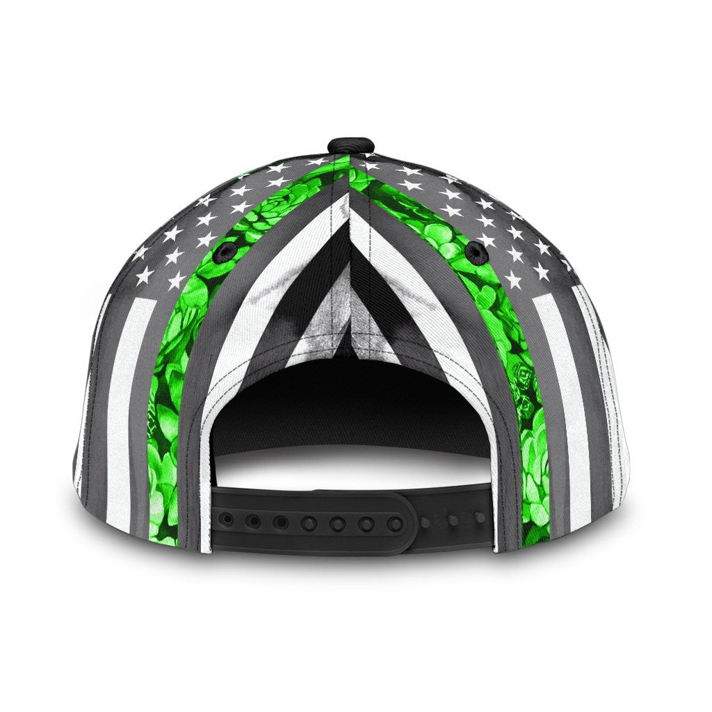 Adeenyc Skull Gifts Succulent Pot Head Classic Cap Trucker Hats Custom Hats Gifts For Men & Women