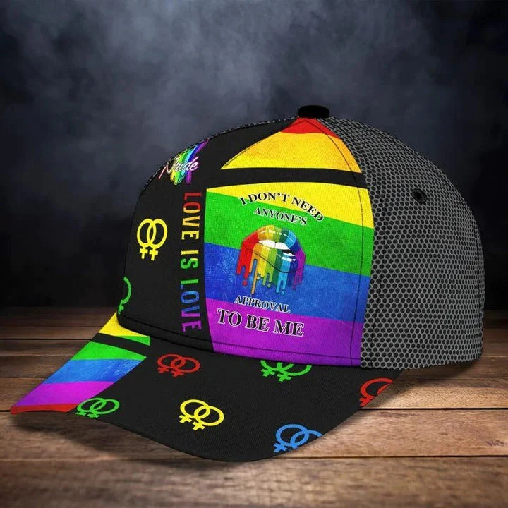 Adeenyc Skull Lgbt Pride Cards All Over Printing Baseball Cap Hat Lgbt Accessories Trucker Hats Custom Hats Gifts For Men & Women