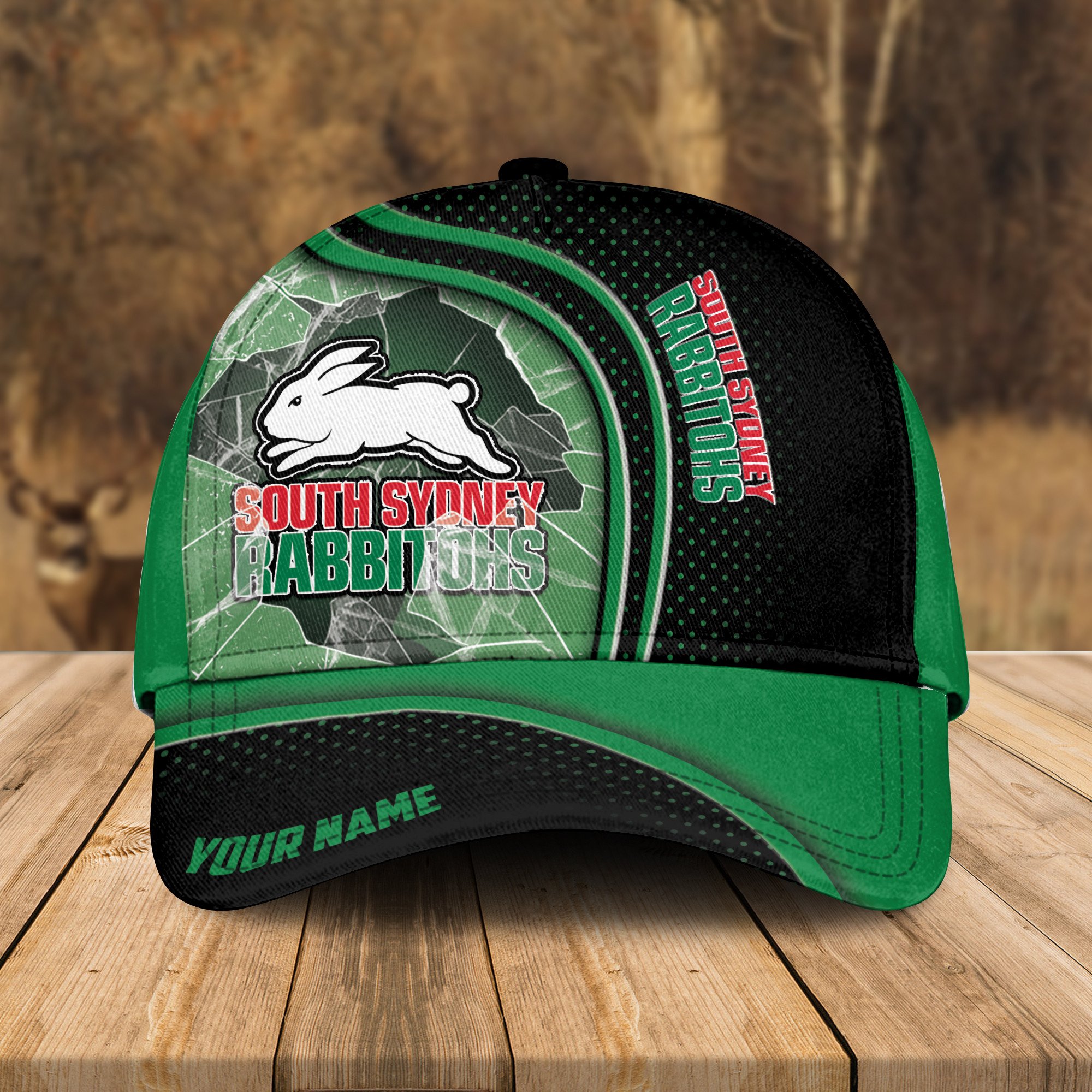 Adeenyc South Sydney Rabbitohs NRL Personalized Classic Cap Best Gift For Fans