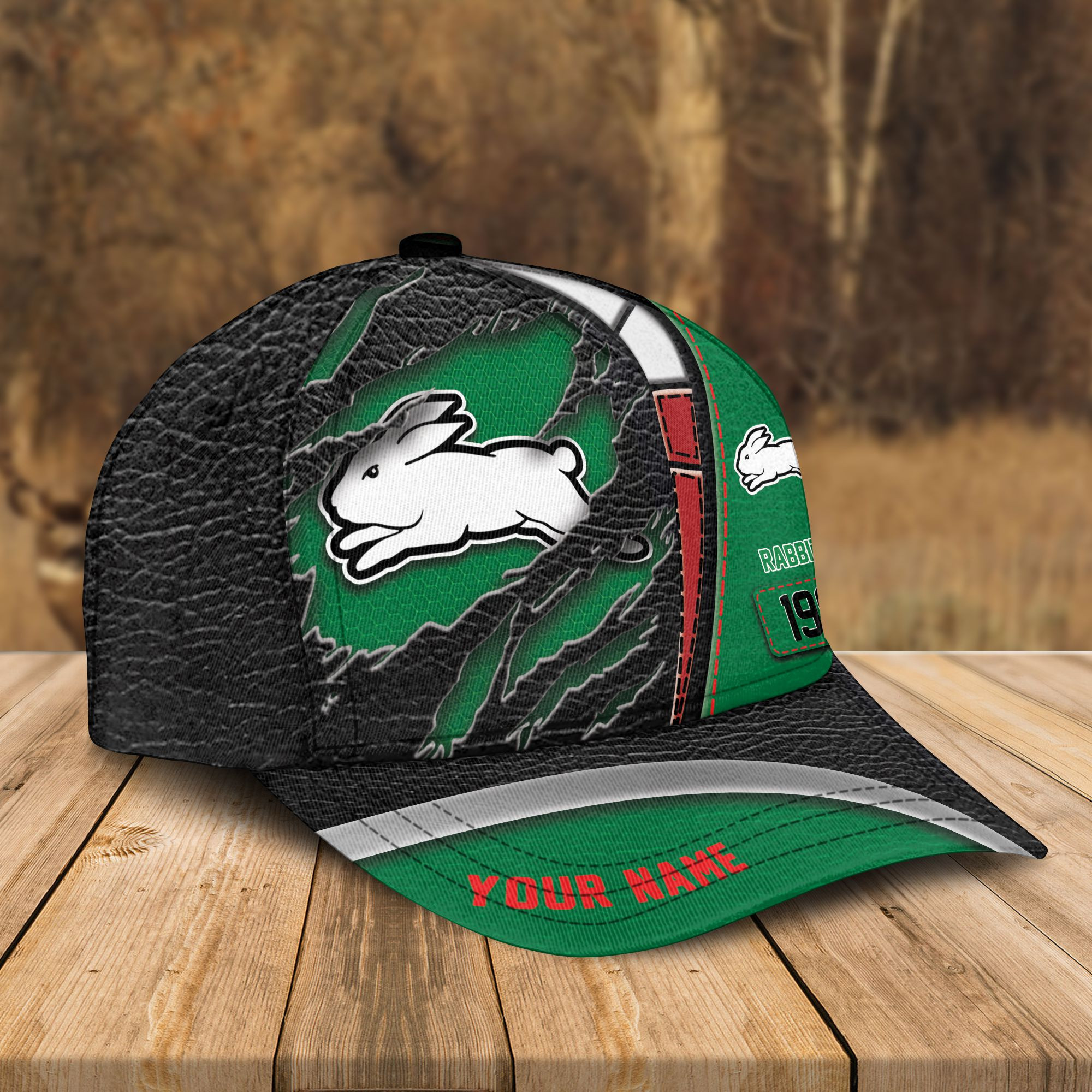 Adeenyc South Sydney Rabbitohs NRL Personalized Classic Cap Best Gift For Fans