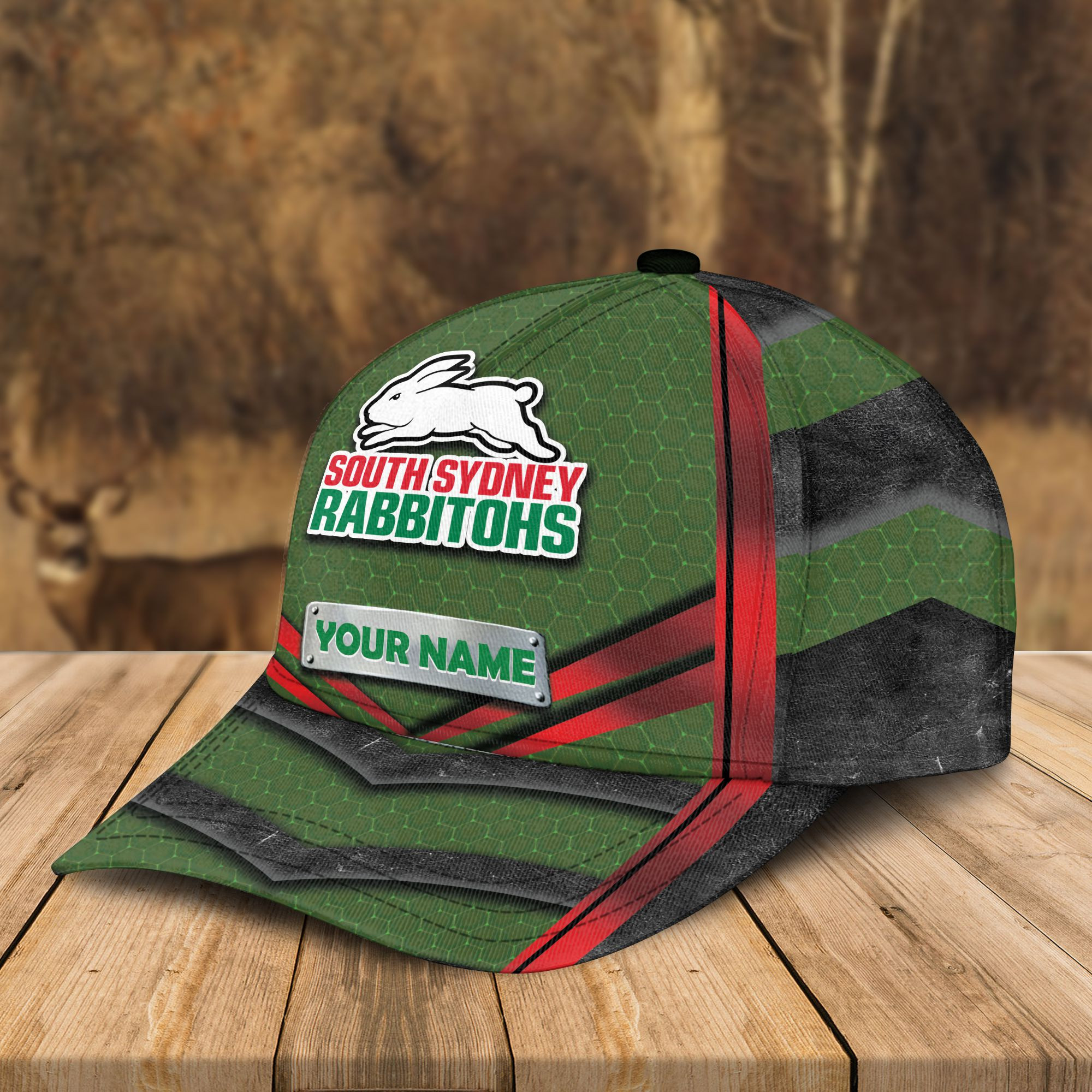 Adeenyc South Sydney Rabbitohs NRL Personalized Classic Cap Best Gift For Fans